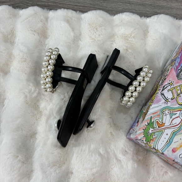 Jeffrey Campbell chateau Pearl embellished sandals in black - 7.5 - Picture 10 of 11